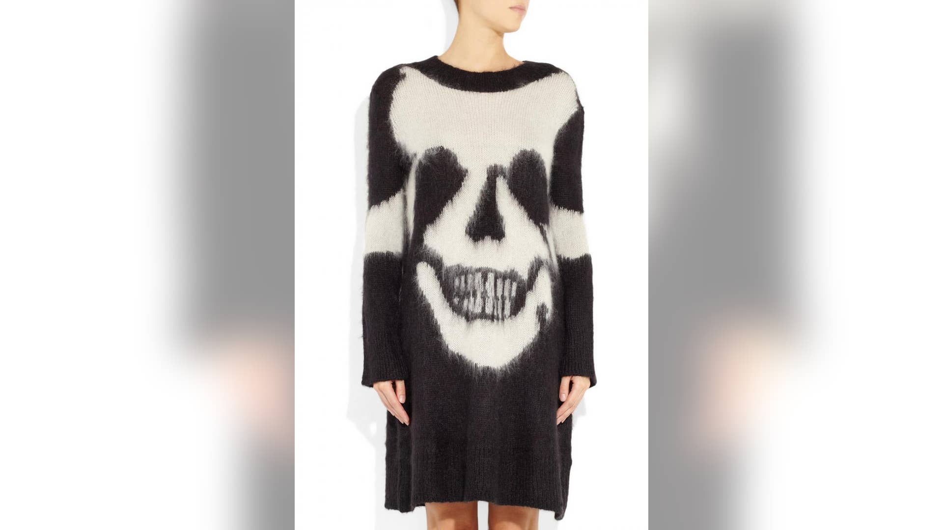 Alexander McQueen Skull Sweater Dress