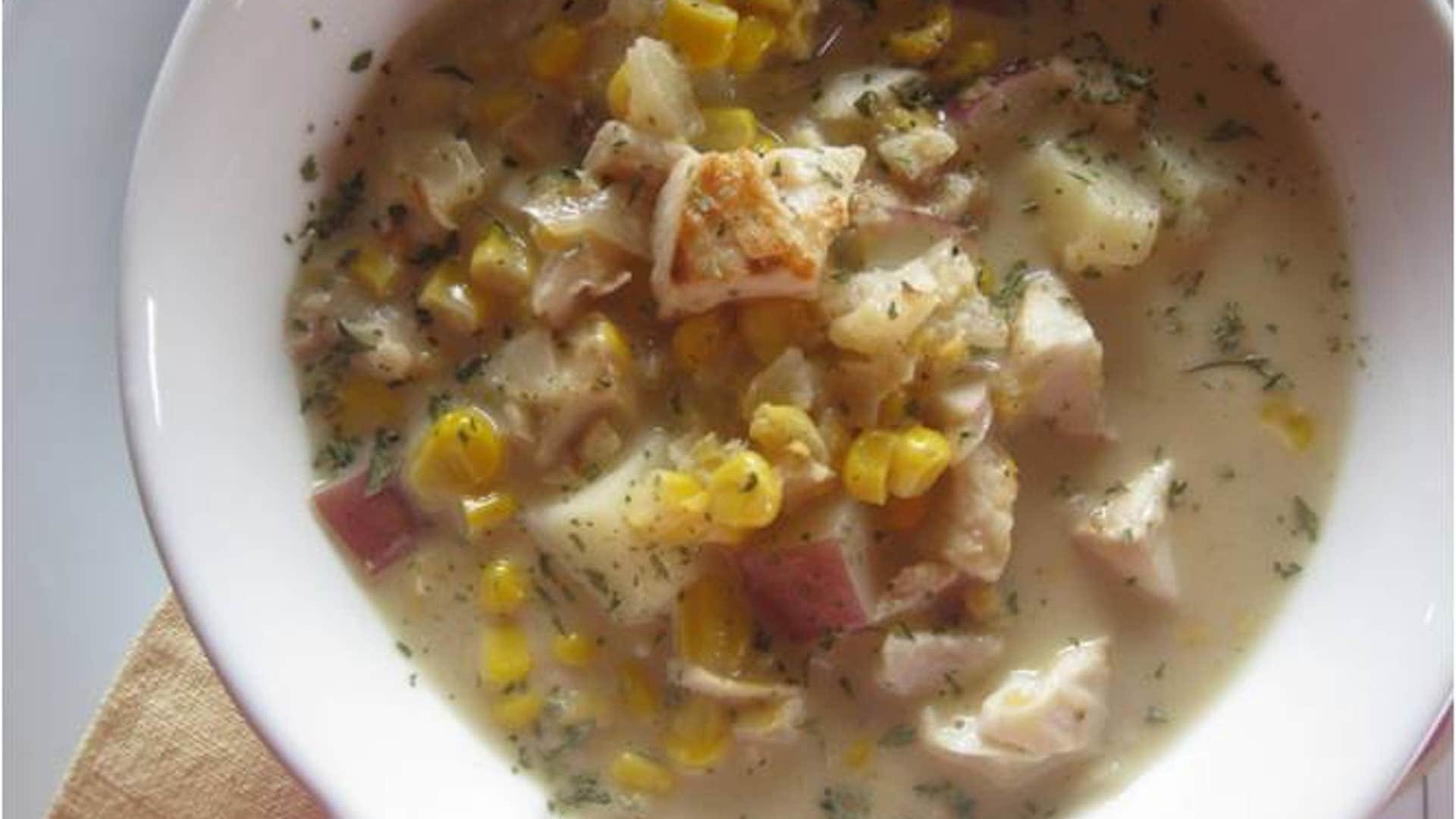 tilapia corn chowder