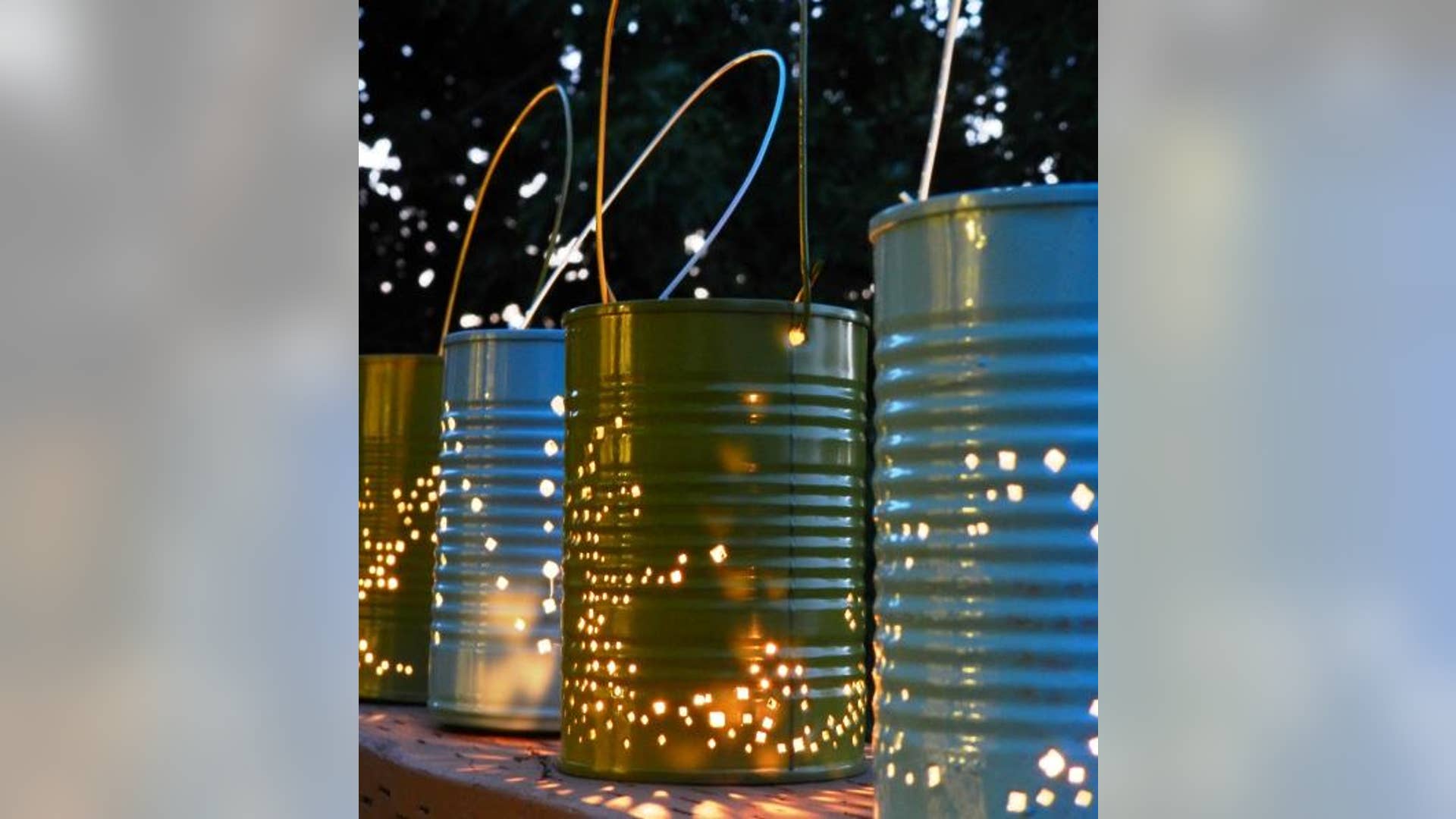 Tin Can Lanterns