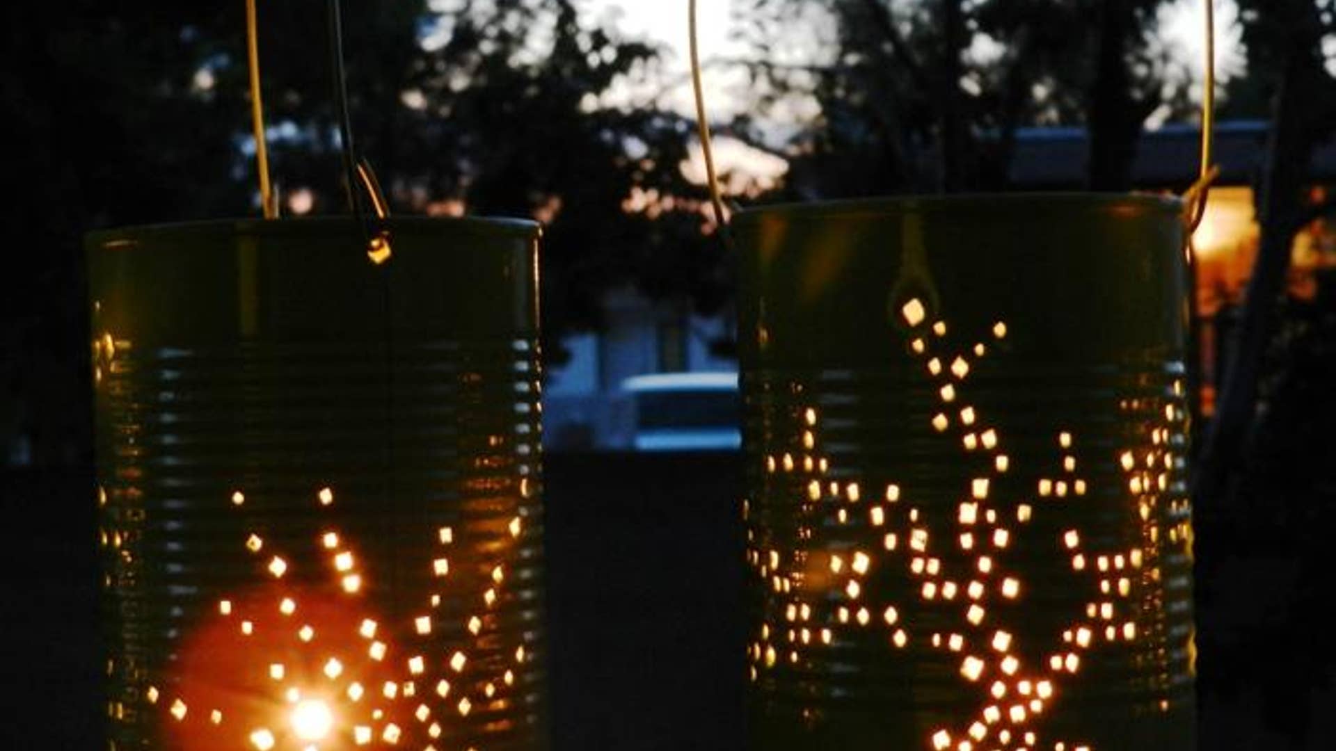 Tin Can Lanterns