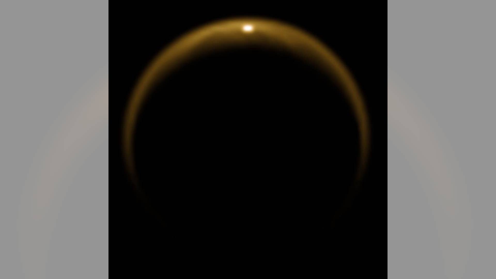 Sunlight Gleams off Titan
