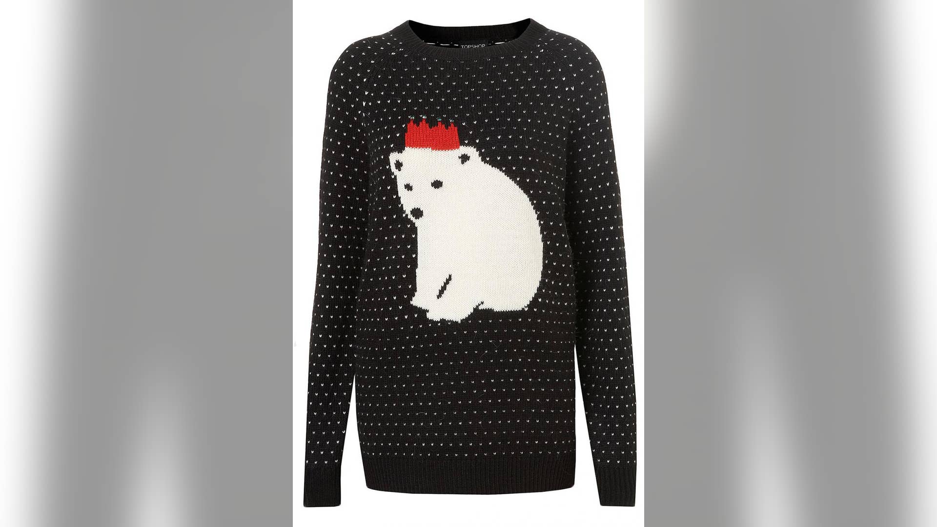 Knitted Xmas Polar Bear Jumper