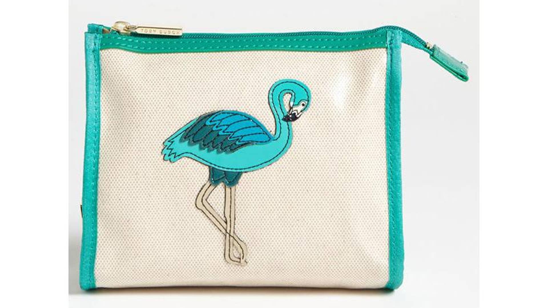 Tory Burch Flamingo Taryn Cosmetics Case