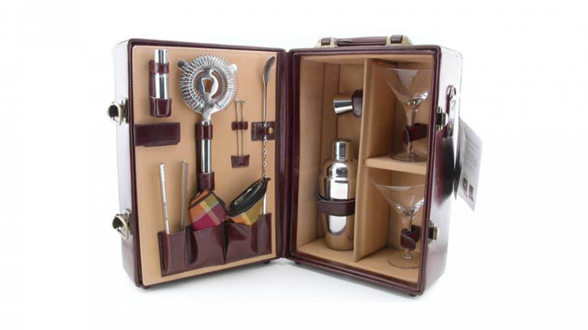 Picnic Time Deluxe Portable Travel Bar Set