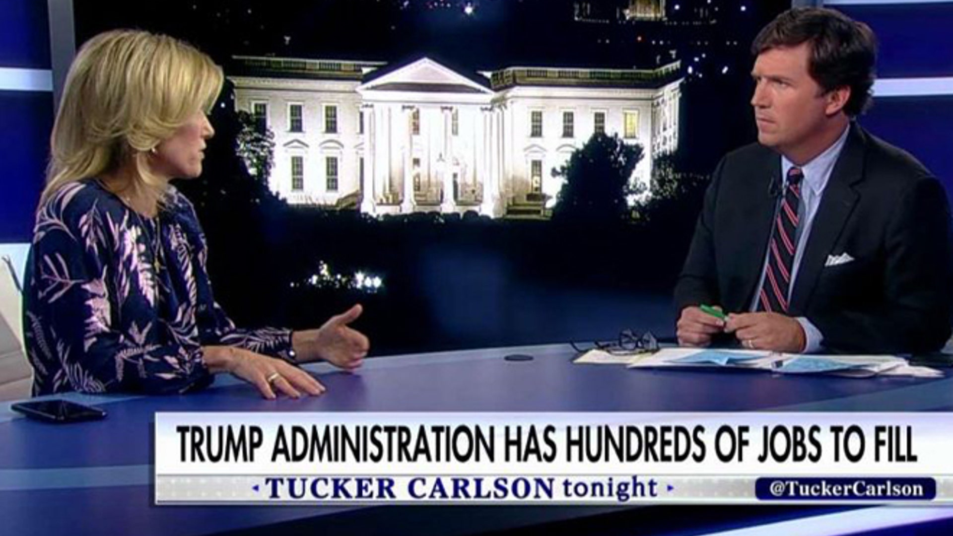 Conservative radio host Laura Ingraham discusses the possibility of being tapped as WH press secretary on 'Tucker Carlson Tonight'