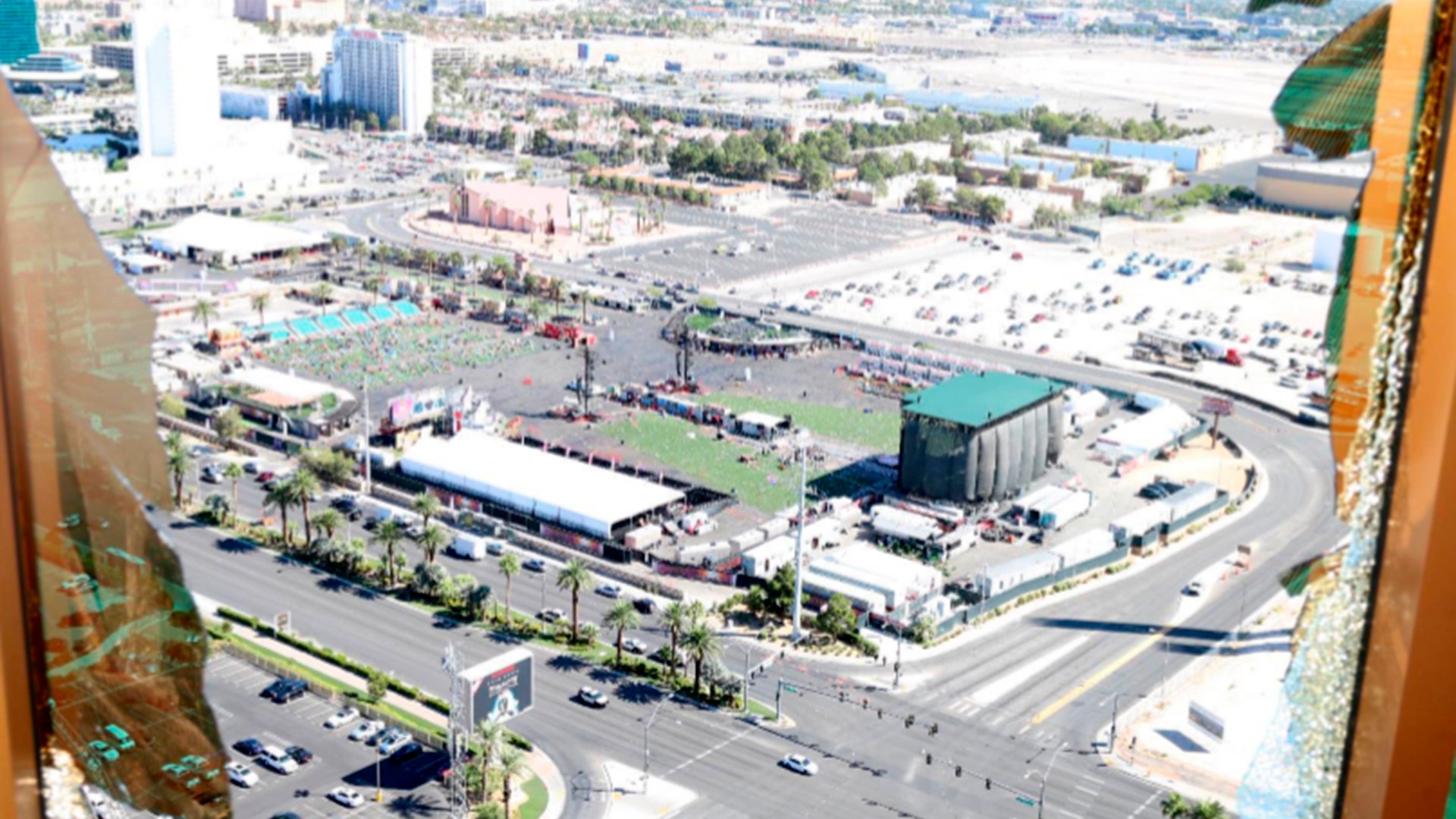View of the Las Vegas Village from room 32-135