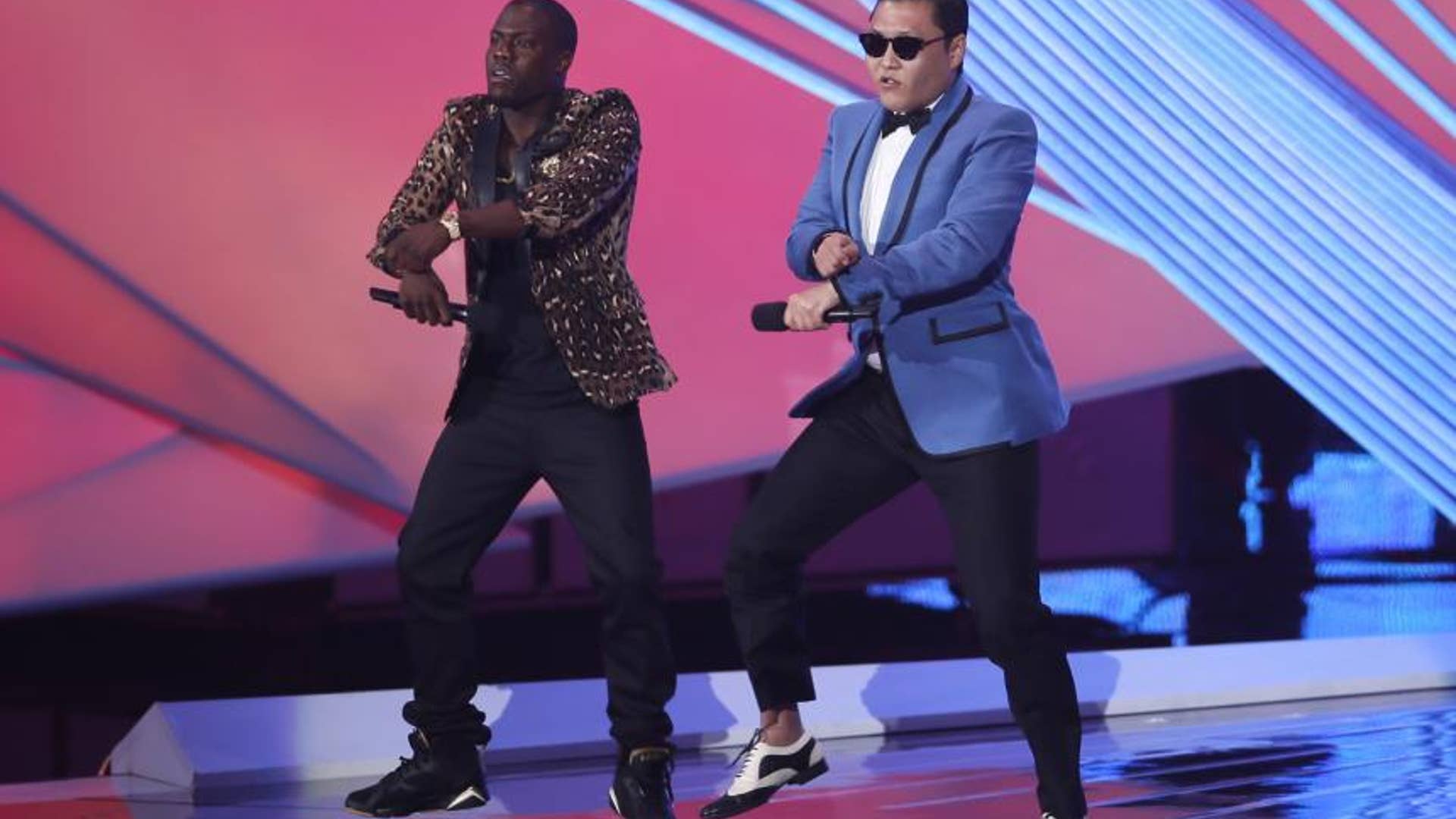 Performing at the MTV Video Music Awards