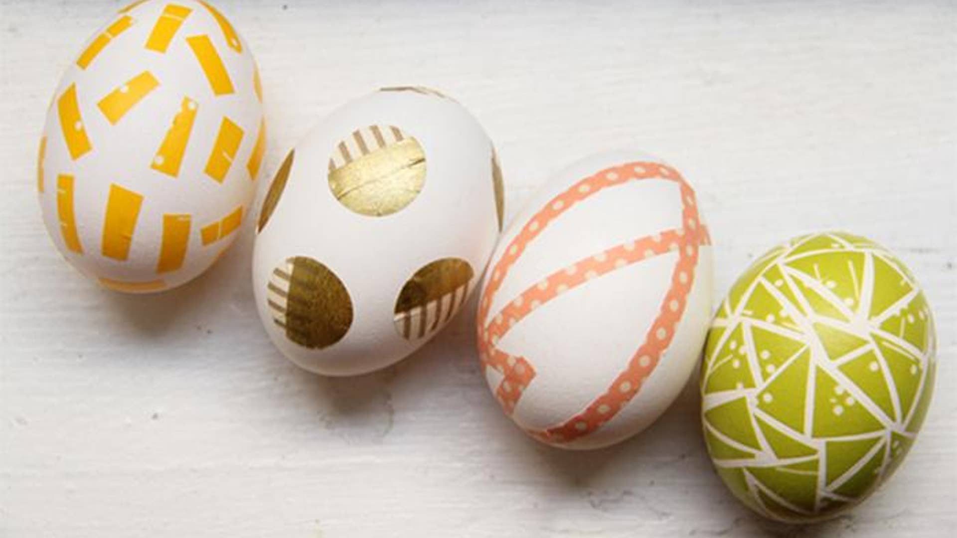 Washi Tape Easter Eggs