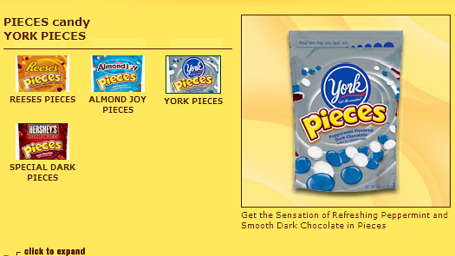 York Pieces Candies