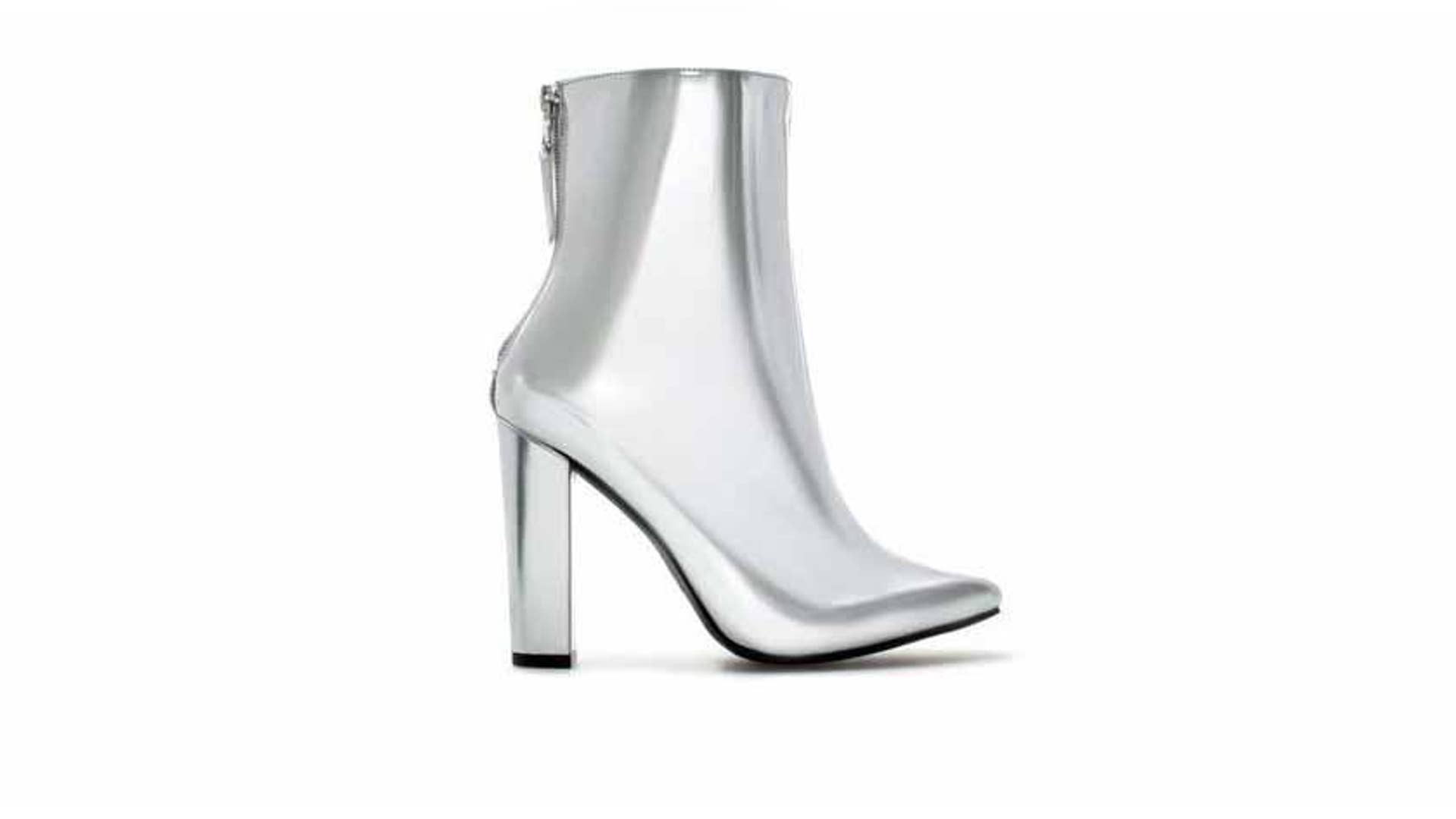 Metallic Ankle Boot