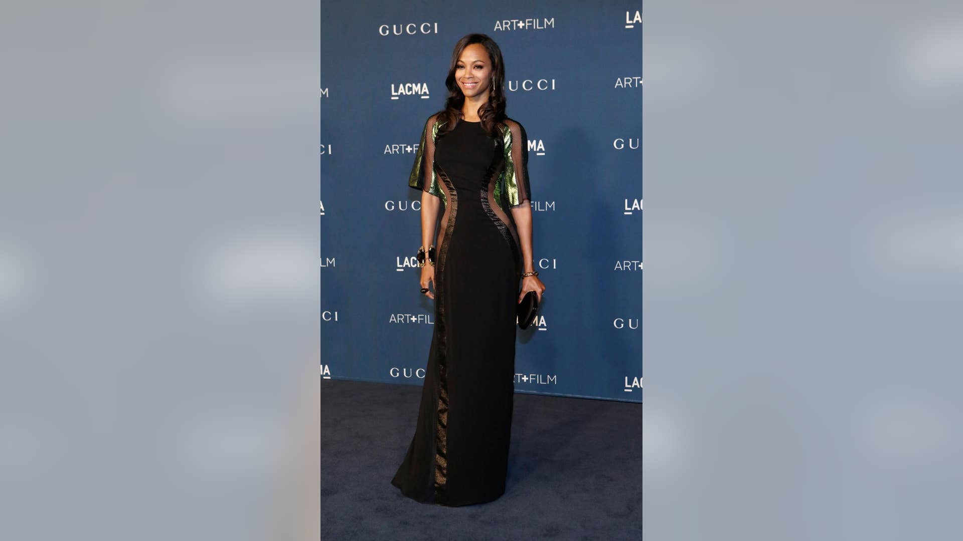 Zoe Saldana at the LACMA Film Gala
