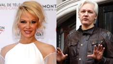 Bikini-clad Pamela Anderson pleas for Trump to pardon Julian Assange