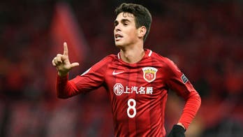 Watch Oscar accidentally start a brawl in the Chinese Super League