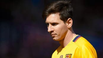 Messi back in training with Barcelona