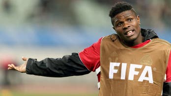 Zambian player commits shocking tackle and gets away with it