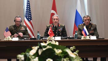 Syrian government troops push against IS in country's north