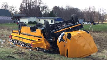 'Several' injured after bus carrying Indiana high school basketball team overturns