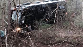 Gregg Allman's tour bus crashes in West Virginia, 3 crew members hurt