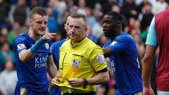 Leicester's Jamie Vardy could face additional suspension for reaction to red card