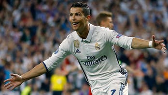 Watch Cristiano Ronaldo's hat trick to become the first player to score 100 Champions League goals