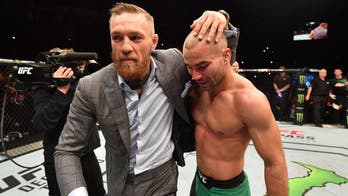 Conor McGregor reacts to Artem Lobovs performance at UFC Nashville