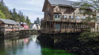 Man causes panic after dumping non-toxic green dye in Alaska creek