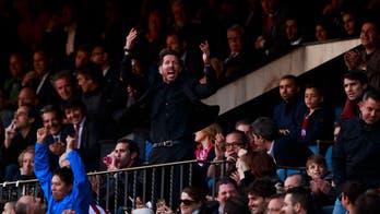 Diego Simeone sent off after Atletico bench appears to interfere with play