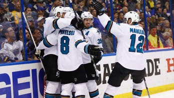 Sharks shut down Blues to tie the Western Conference finals