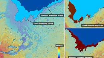Researchers believe two mega tsunamis wiped out ancient shorelines on Mars