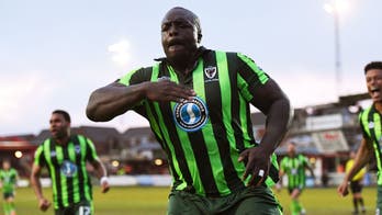 Wimbledon big man Adebayo Akinfenwa has perfect response for joke he ate his twin