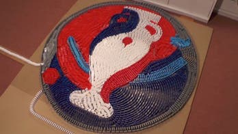 Domino expert uses 24,000 blocks to preview Euro 2016 group stage