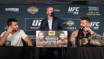 Michael Bisping, Luke Rockhold have to be separated after UFC 199 presser