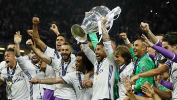 Watch Real Madrid lift the Champions League trophy for the second season in a row