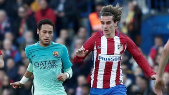 Neymar can't help but laugh at Antoine Griezmann's questionable new hairstyle choice