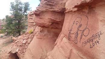 Woman banned from national parks during 2-year probation for defacing rock formations