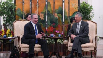 Singaporean PM, hosting Netanyahu, endorses 'two-state' plan