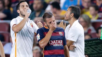 Injured defender Alba to miss Barcelona's Super Cup matches