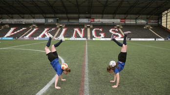 Female freestylers disguise themselves, embarrass men in practice match