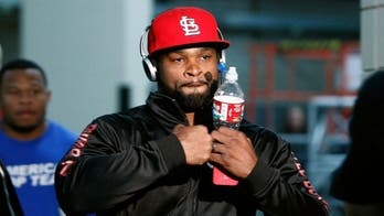 [WATCH] Tyron Woodley throws heat at St. Louis Cardinals game