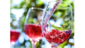 Pink wine for Breast Cancer Awareness Month