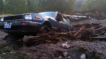 Flash floods, mudslides in wildfire-scarred area of Washington damage several homes