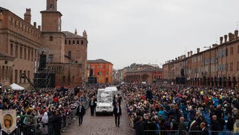 Pope visits Italian region that rebuilt after 2012 quake