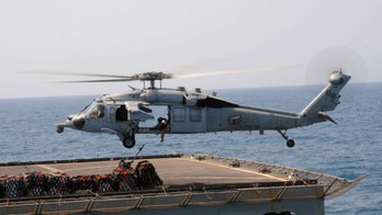 Navy helicopter crashes in Virginia river, 3 crewmembers rescued