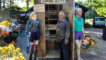 New Hampshire farm turns outhouse into voting booth