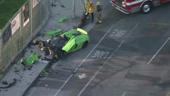 McLaren supercar completely demolished in Southern California crash