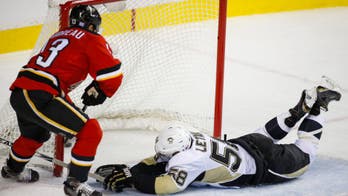 Gaudreau has 2 goals, assist as Flames beat Penguins