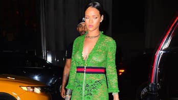 Rihanna exposes herself in a sheer dress while out in NYC