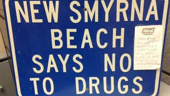 Stolen city sign returned 30 years later with apology note, $50