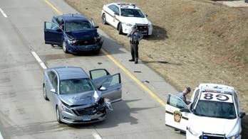 Search for 6-year-old girl, murder suspect ends in crash