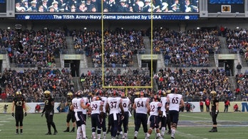 Halftime: Army 7 Navy 7
